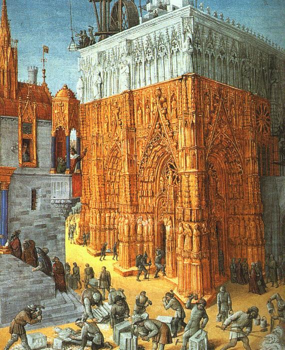 The Building of a Cathedral, Jean Fouquet